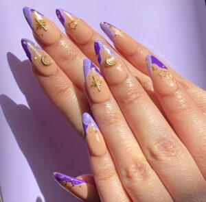 Celestial Splendor Nails design 