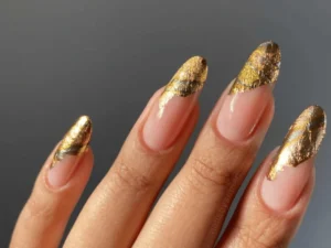 Foil Fantasy Tip Nails