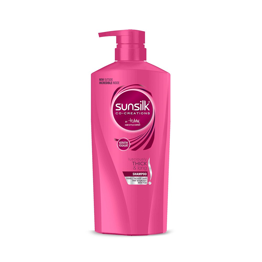 Pink Sunsilk Shampoo For Healthy Hair